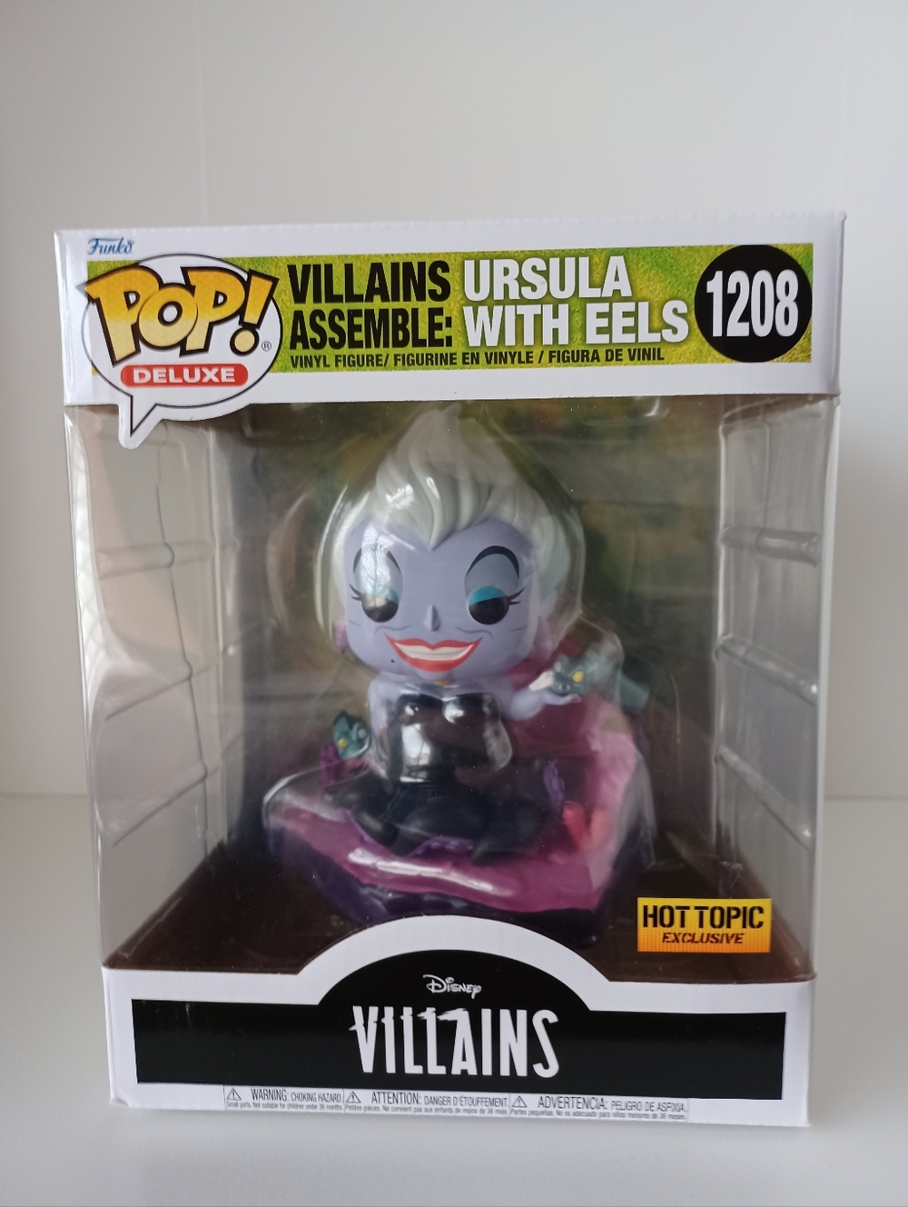 Disney Villains Assemble Ursula With Eels 1208 The Little Mermaid Funko Pop